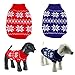 PanDaDa Puppy Pet Dog Snowflake Knit Sweater Clothes Coat Outwear Apparel Blue XX-Small