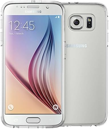 MeKo Galaxy S6 Case, MeKo [Fingerprints Resistant Series] Samsung Galaxy S6 Case Slim Fit Hybrid Clear Case / Cover with TPU Bumper for Galaxy S6 -- (Clear)