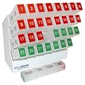 MedCenter Monthly Vitamin Organizer with Large Pill Boxes