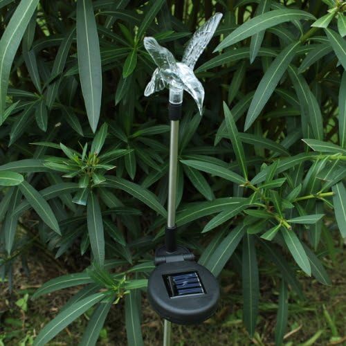 Garden Decor Flybird 7 Color Solar Power Bird Stake Light