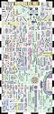 Streetwise Washington DC Metro Map - Laminated Washington DC Metrorail Map - Folding pocket & wallet size metro map for travel