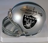 Howie Long Autographed/Hand Signed Oakland Raiders Mini helmet with HOF 00 inscription
