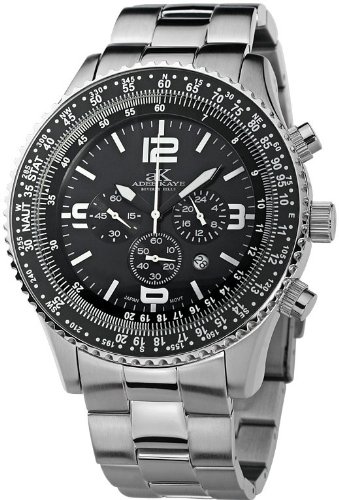 Adee Kaye Chronograph AK9001-MB Solid Case