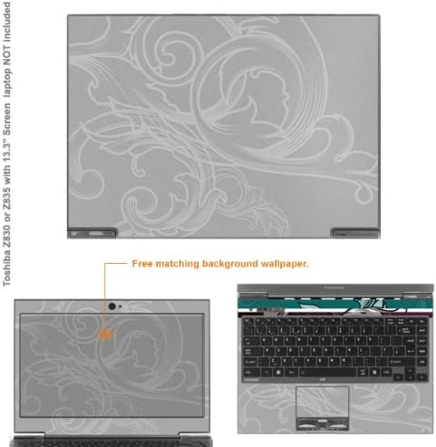 Matte Decal Skin Sticker (Matte finish) for Toshiba Portege Ultrabook Z830 &amp; Z835 with 13.3" screen case cover Matt_Z830-269
