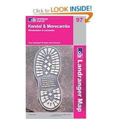 Kendal and Morecambe, Windermere and Lancaster (OS Landranger Map)