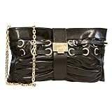 Jimmy Choo Rio Black Oversize Clutch Bag by Travel Gear