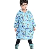 子供用 レインコート リュックサックのレインウェア フード付きレインポンチョ レインコート 雨合羽