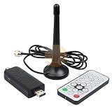 Premium Black TV Stick USB 2.0 ATSC and NTSC TV Tuner, Supports up to 1920 x 1080 (HDTV)