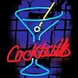 Cocktails Martini Neon Sign