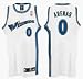 Search : Gilbert Arenas Washington Wizards #0 Authentic Adidas NBA Basketball Jersey (White)