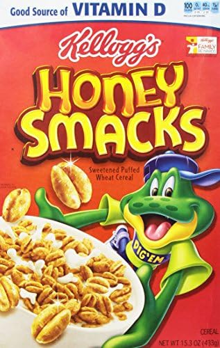 Honey Smacks Cereal, 15.3 Ounce Box (Pack of 16)