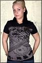 Cardboard Robot LA Car Crash Short Sleeve Tee Shirt in Black