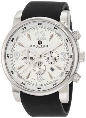 Charles-Hubert, Paris Men's 3882-W Premium Collection Stainless Steel Chronograph Watch