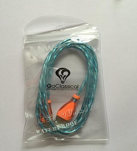 GoClassical® Light-Up Lightning LED Charging &amp; Syncing Luminescent Cable and Meter Lightning to 3.28ft USB Cable for iPhone 6/6 Plus, iPhone 5/5s/5c, iPod nano 7th Gen and iPod touch 5th Gen [BLUE]