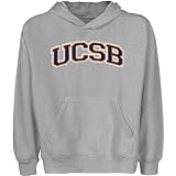 NCAA UC Santa Barbara Gauchos Youth Arch Applique Pullover Hoodie - Ash