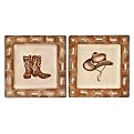 Western Salad Plate Set of 4