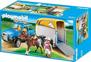 PLAYMOBIL 5223 - PKW mit Pferdeanhänger