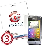 myGear Products CLEAR LifeGuard Screen Protectors for HTC Salsa (3 Pack)