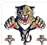 Florida Panthers NHL Hockey Mascot Logo Wall Sticker