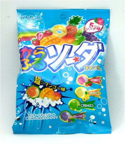 Senjaku Karafuru Fruit Soda Hard Candy by Senjaku