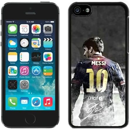 Soccer Player Lionel Messi 04 Black Case with Unique and Nice Style for iPhone 5C