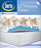 Serta 2.5-Inch Queen Gel-Memory Foam Mattress Topper