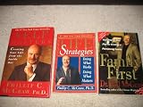 3 Book Set By Dr. Phil Self Improvement Set~ Life Strategies/Family First/Self Matters