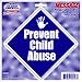 Prevent Child Abuse Diamond Magnet, Dimensions: 3 3/4 x 3 3/4