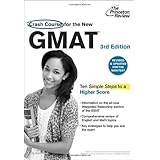 crash course for the new gmat 3rd edition revised and updated for the new gmat graduate school test preparation