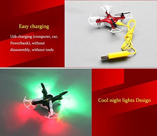 Fativ® New Version Syma X12S nano 2.4g 6 Axis Gyro Rc Quadcopter RTF Rc 703430188941Helicopter Toys Gifts for Man and Kids Black FSM00X12Sc