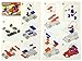 Oliasports Kids Super Heroes Action Mini Figure with Vehicle (Lot of 16)