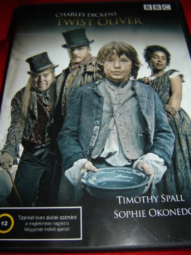 Oliver Twist on BBC / REGION 2 PAL DVD / Drama adaptation of Charles Dickens' much-loved tale of a young orphan boy./ Audio: Hungarian, English / Subtitles: Hungarian, English / Actors: Timothy Spall, William Miller, Adam Arnold, Tom Hardy / Director: Coky Giedroyc / 172 minutes