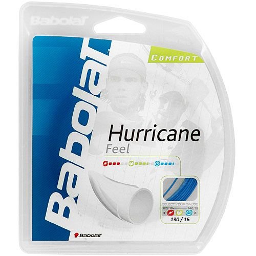 Babolat Hurricane Feel 17-Gauge Tennis String (Blue)