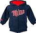 Minnesota Twins Newborn Zipfront Hooded Sweatshirt - 3/6 months