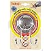 Tatkraft Spring Double Bathroom Hook Chrome Plated Steel with Vacuum Suction Cup