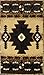 South West Native American Door Mat Area Rug Design C318 Berber 24 In. X 40 In.