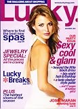 Josie Maran Cover Lucky Magazine December 2003 - Sexy Cool & Glam