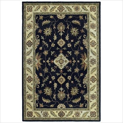 Picks Ambros Black Oriental Rug Size: 3'6