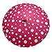 PaperLanternStore.com 32 Inch Fuchsia/Hot Pink Polka Dot Paper Parasol Umbrella