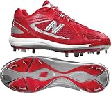 Baseball - New Balance Men's Team 2E Red Low Metal Baseball Cleats