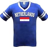 Netherlands Flag International Soccer Ringer T-shirt, Dutch Soccer Mens Ringer T-shirt