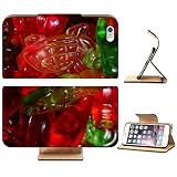 Liili Premium Apple iPhone 6 Plus iPhone 6S Plus Flip Pu Leather Wallet Case Fruit Jelly Mix Gummib rchen Image 1025033