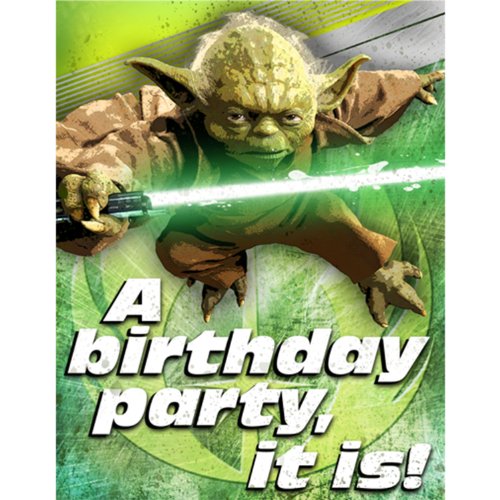 Star Wars Party Invitations - Star Wars Invitations - 8 Count-image