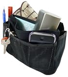 from Green Bear QHS GB Classic Handbag Organiser/Tidy, liner insert - black