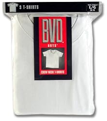 BVD Boy's  3-Pack Crew Neck Tee  #3V525B