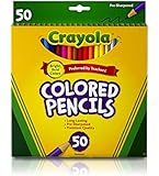Crayola 50ct Long Colored Pencils (68-4050)