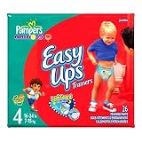 Pampers Easy Ups Diapers - Jumbo Pack Size 4 Boy 16-34 Lbs