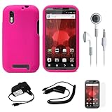 Pink Protective Silicone Skin for Motorola Droid Bionic XT865 (Verizon Wire ....