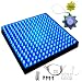 HQRP New Square 12" LED Grow Light System 225 Blue LED 14W + Hanging Kit + UV Tester HQRP New Square 12" LED Grow Light System 225 Blue LED 14W + Hanging Kit + UV Tester