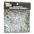 Gold Magic Clear Elastic Braiding Bands (Pack of 12)